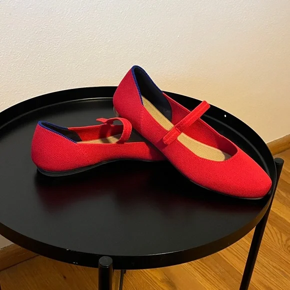 Rothy's Maryjane’s in Lollipop red - Picture 4 of 6